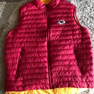 Kansas City chiefs vest size xxl